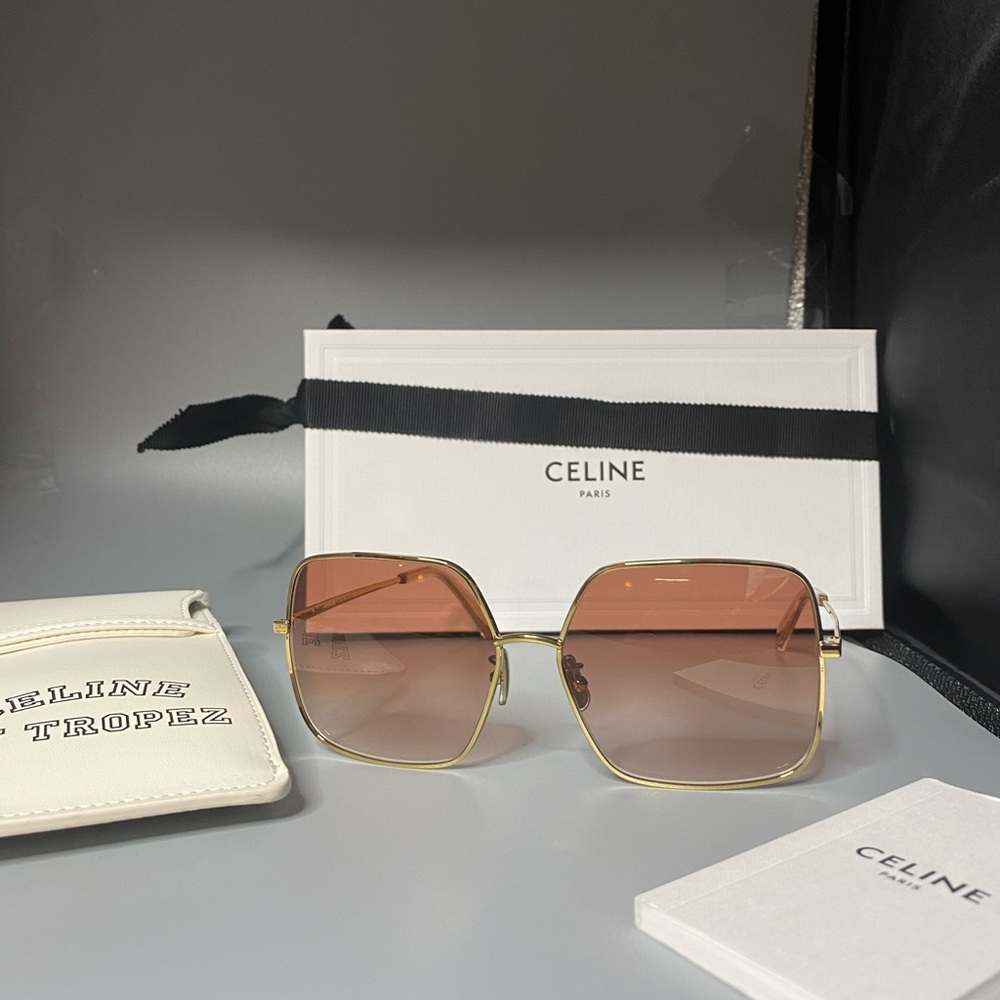 CELINE metal frame sunglasses - Picture 9 of 12